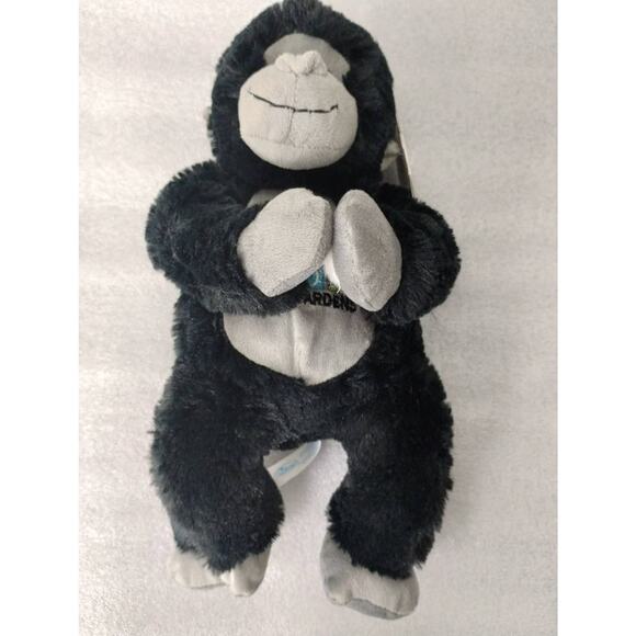 Wishpets NWT Gorilla Nyani 2017 Jacksonville Zoo & Gardens Stuffed Animal Plush - Picture 5 of 8